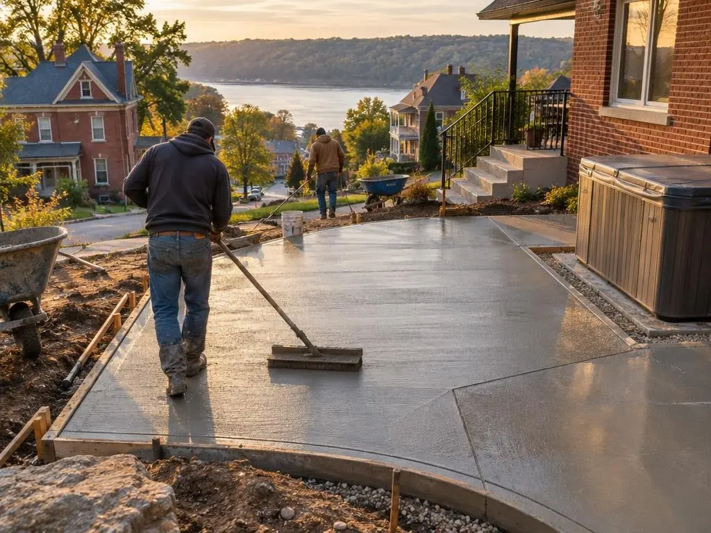 Concrete Patios in Dubuque, IA